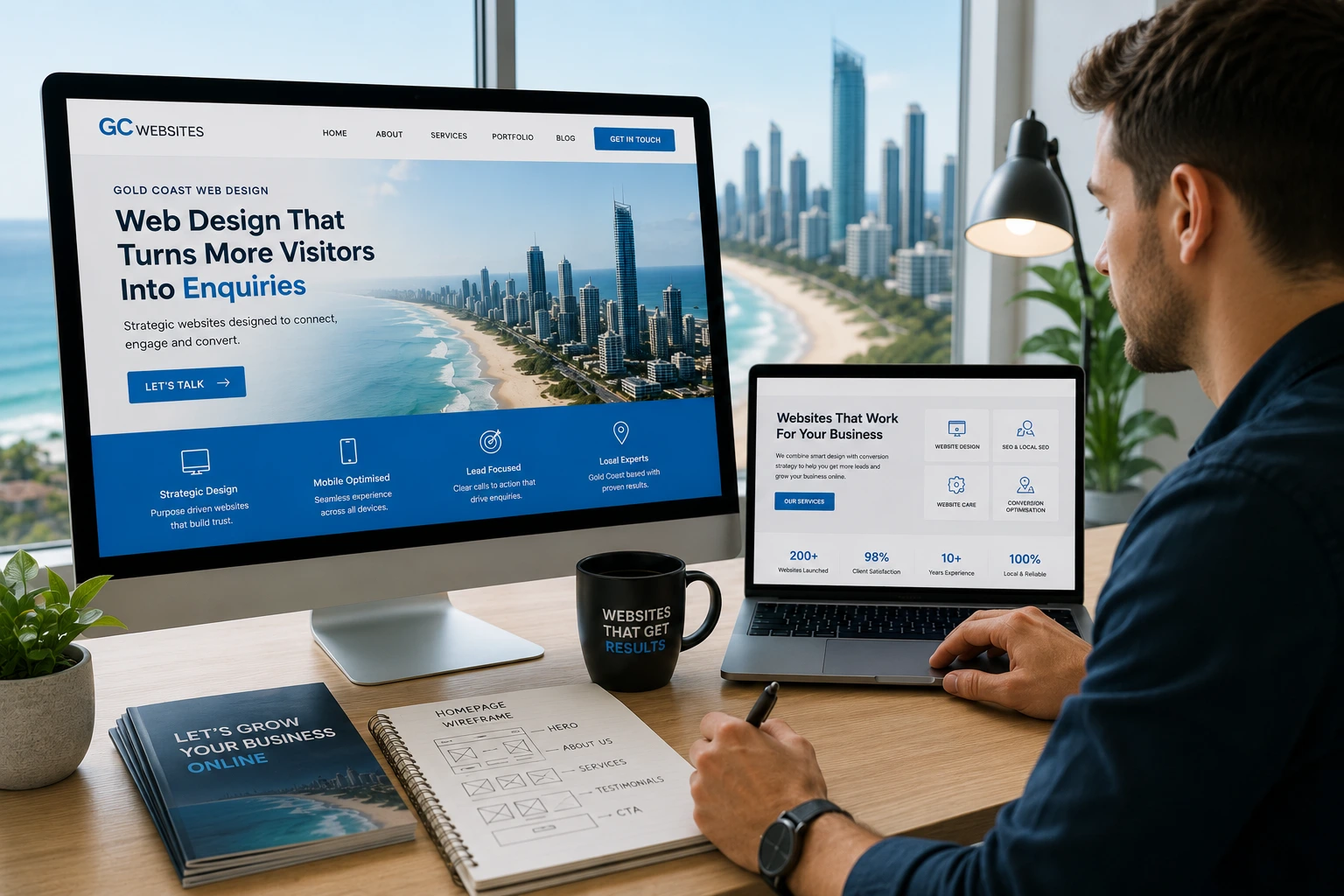 Gold Coast Web Design That Turns More Visitors Into Enquiries