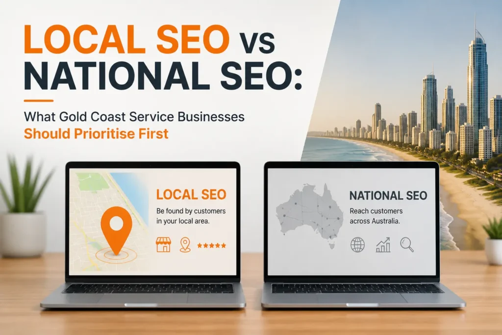 Local SEO vs National SEO: What Gold Coast Service Businesses Should Prioritise First