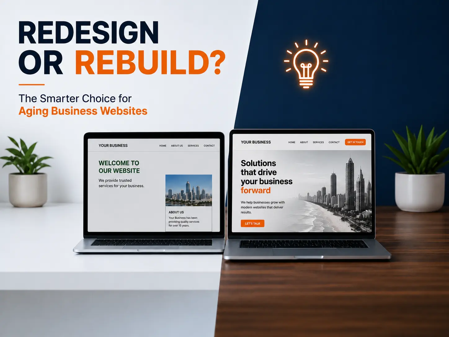 Redesign or Rebuild? The Smarter Choice for Ageing Business Websites