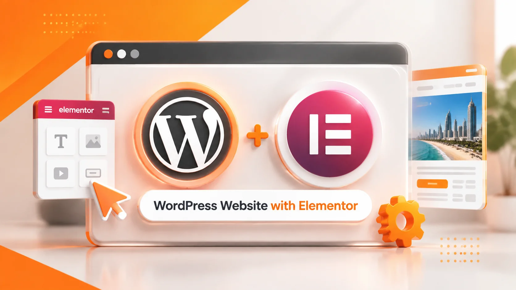 Elementor web design Gold Coast
